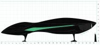 Lateral view of shuttle