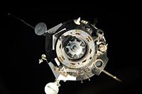 Soyuz TMA-17 departing ISS
