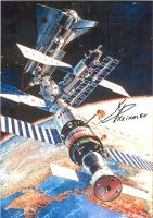 Buran docks with Mir